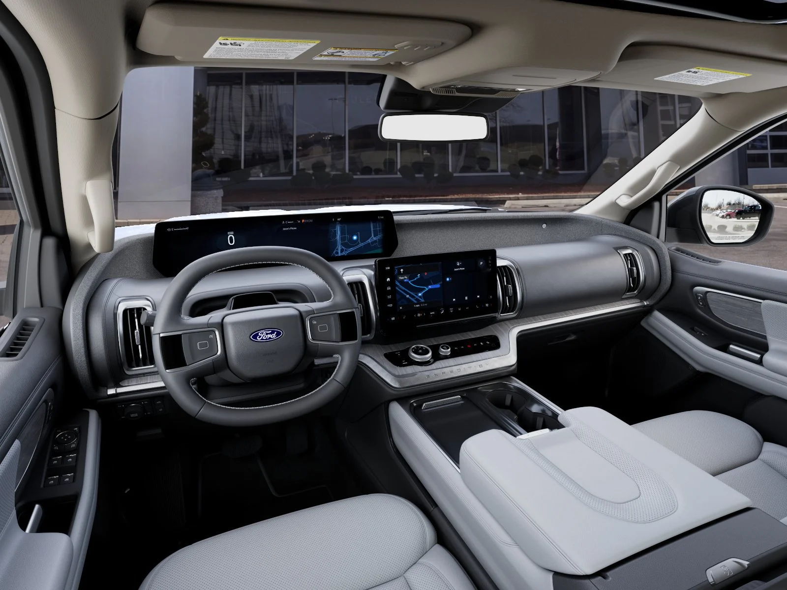 New 2027 Star White Metallic Tri-Coat Ford Platinum image 8