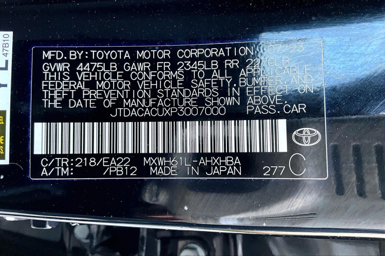 Used 2023 Midnight Black Metallic Toyota XSE Premium image 36