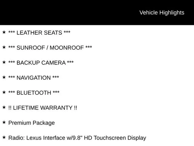 Used 2023 Black Lexus 350 Premium image 40