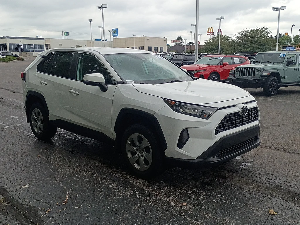 Used 2022 White Toyota LE image 1