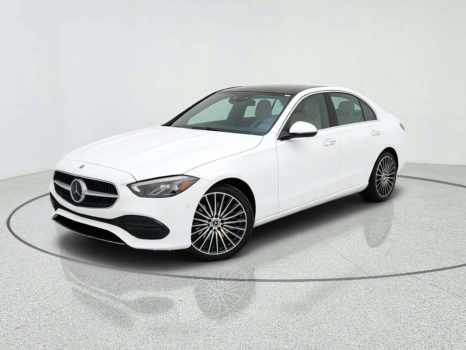 New 2026 Polar White Mercedes-Benz C 300 Sedan image 1