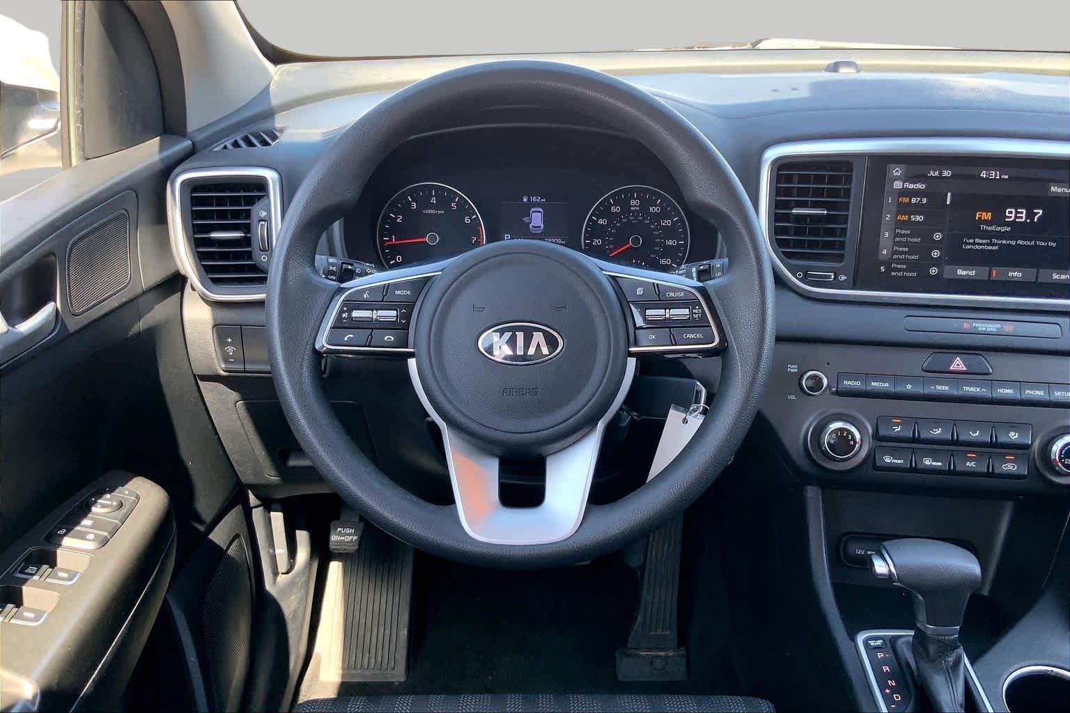 Used 2021 Snow White Pearl Kia LX image 5