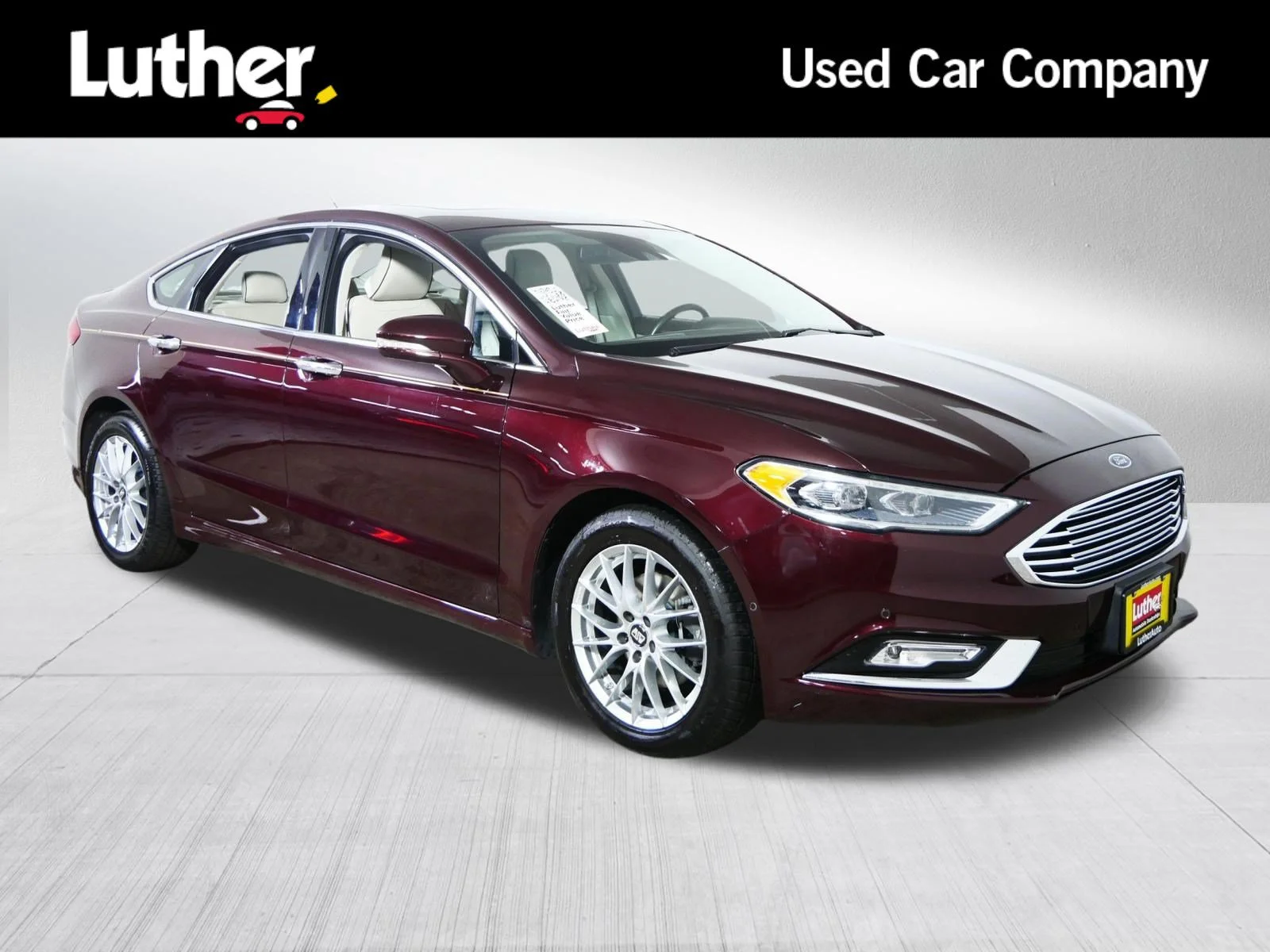 Used 2017 Burgundy Velvet Metallic Tinted Clearcoat Ford Titanium image 1