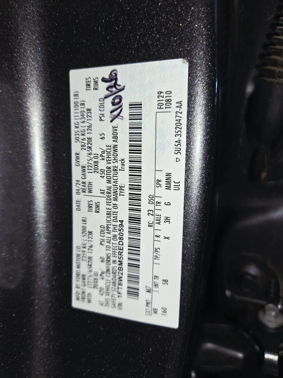 Used 2024 Carbonized Gray Ford Lariat image 77