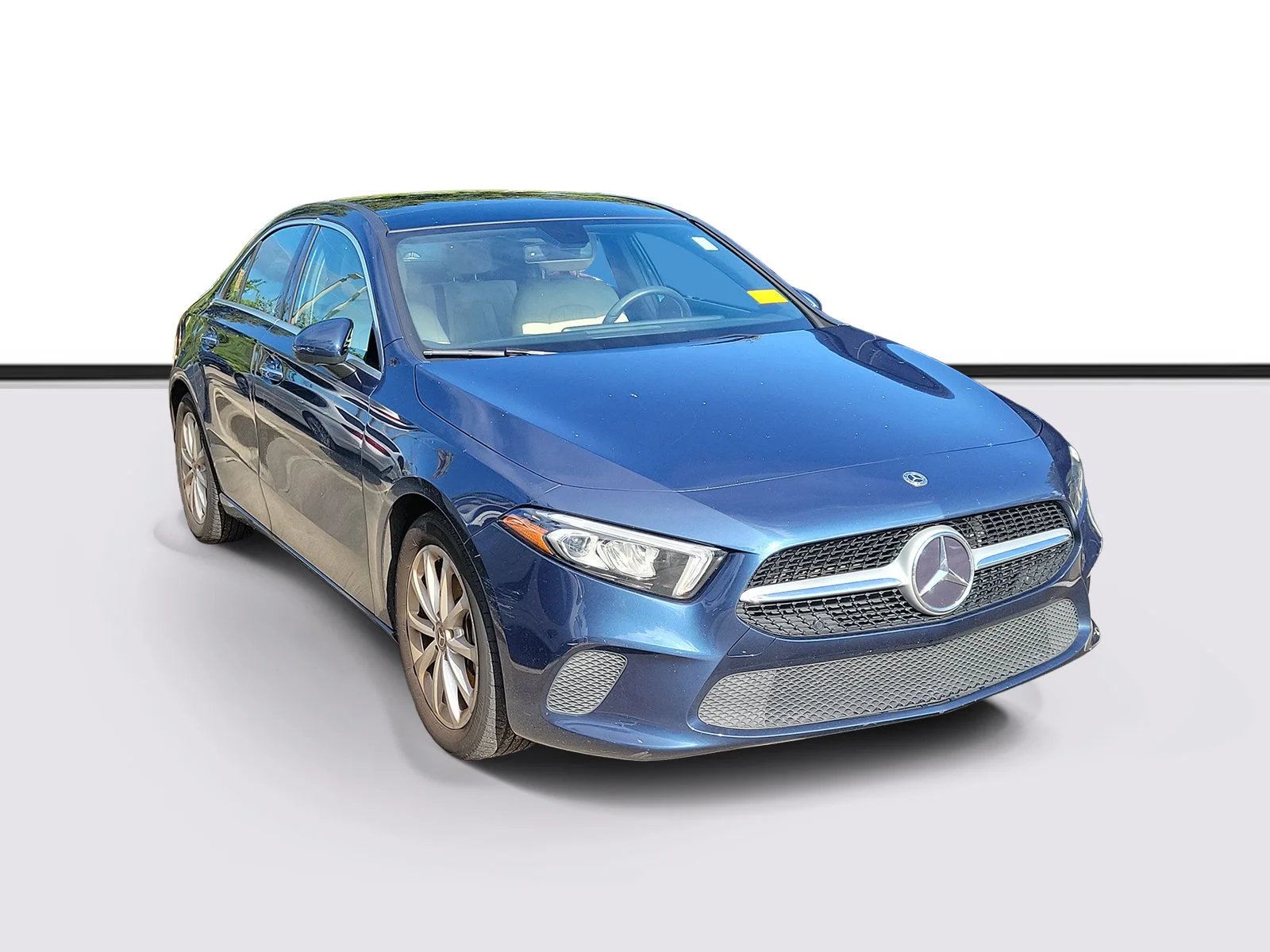 Used 2021 Denim Blue Metallic Mercedes-Benz A 220 image 1
