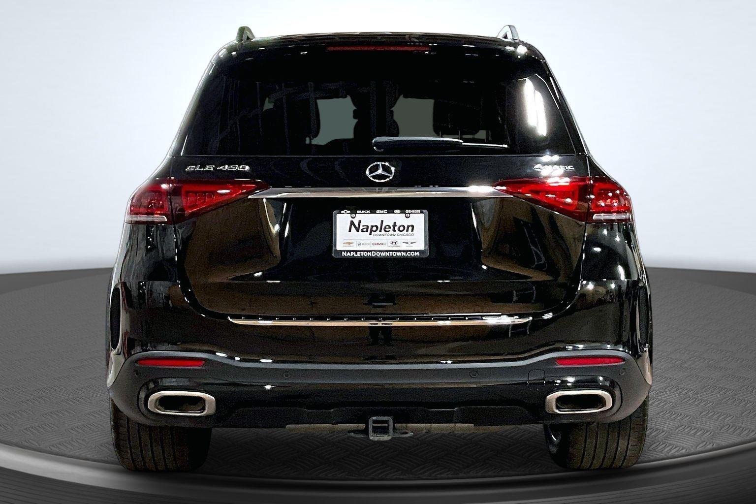 Used 2022 Obsidian Black Metallic Mercedes-Benz GLE 450 image 4