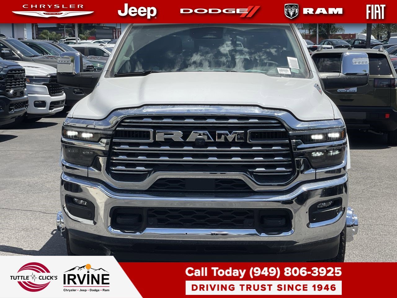 New 2026 Bright White Clearcoat RAM Longhorn image 2