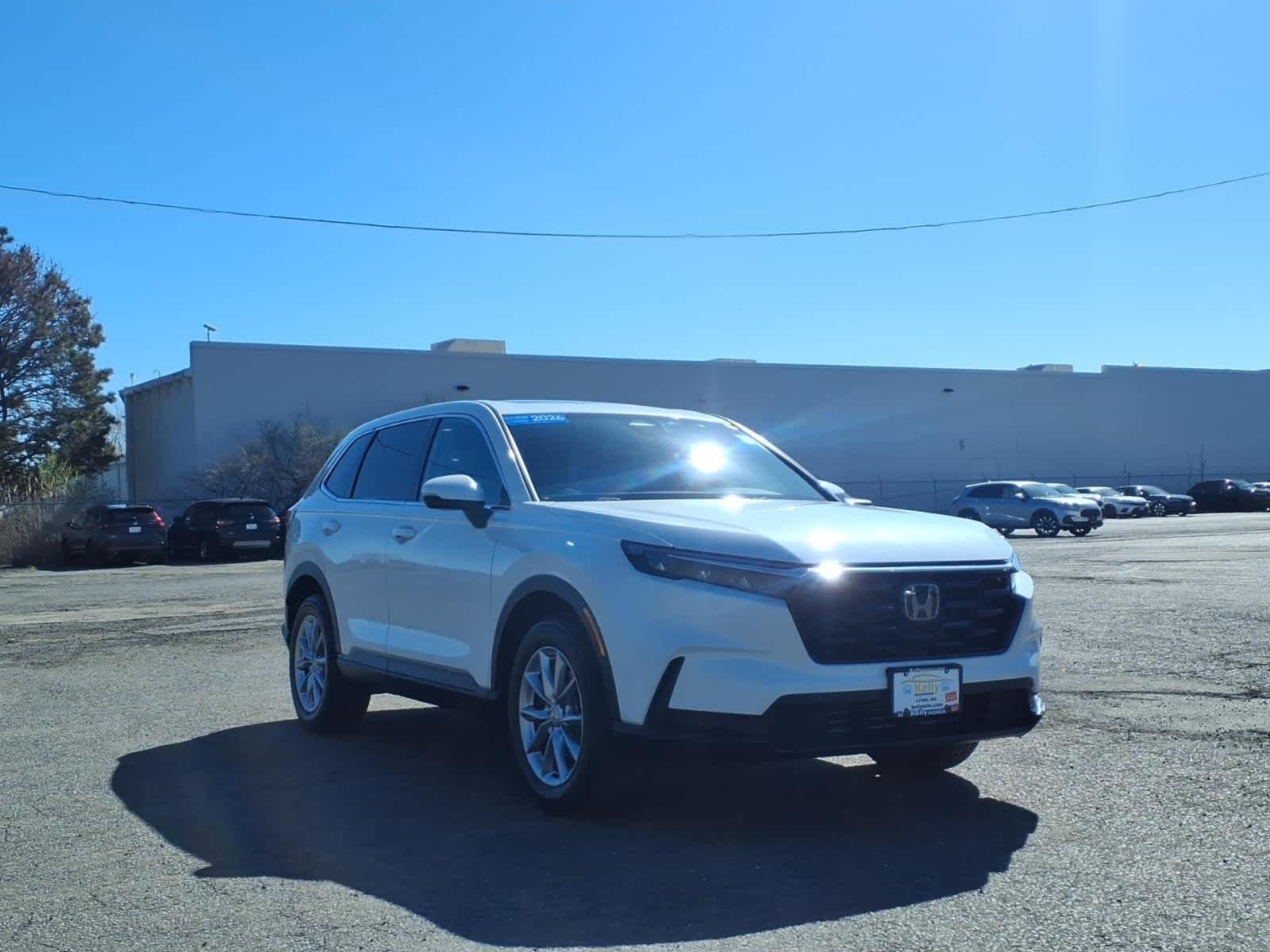 Certified Used 2026 Platinum White Pearl Honda EX image 3