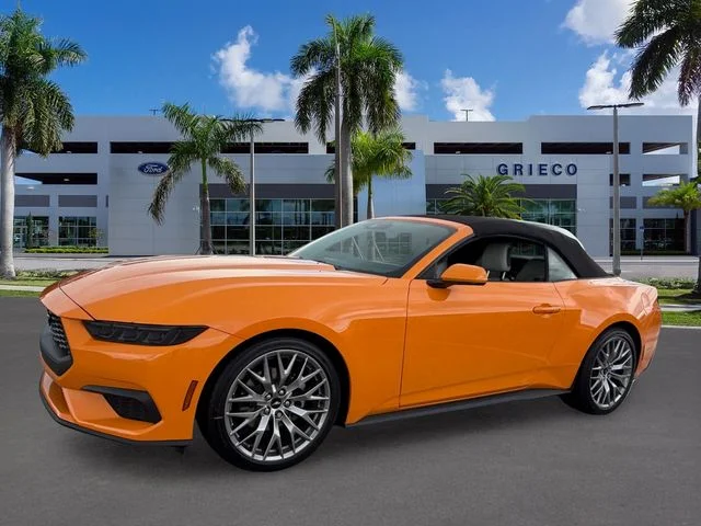 New 2026 Orange Fury Metallic Tri-coat Ford EcoBoost® Premium Convertible image 3