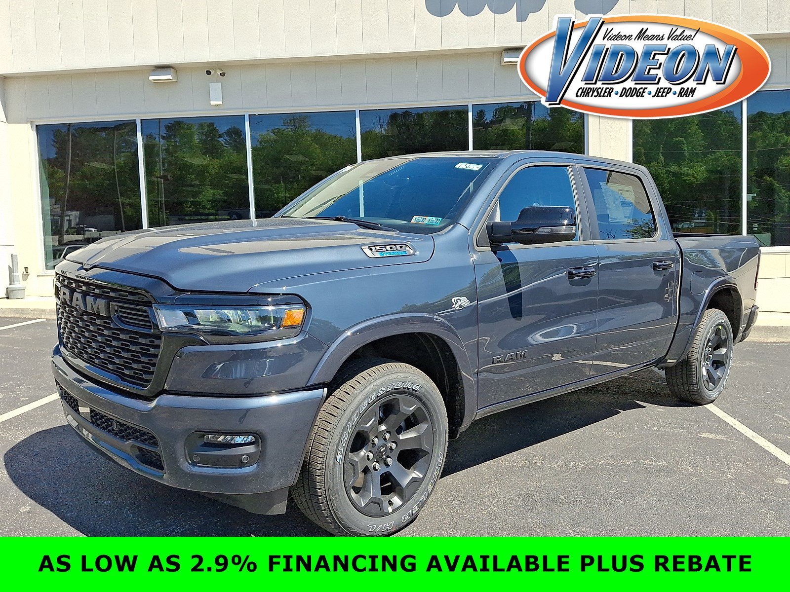 New 2026 Forged Blue Metallic Exterior Paint RAM Big Horn image 1
