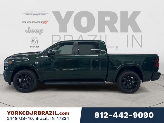 New 2026 Serrano-Green Metallic Exterior Paint RAM Laramie image 2