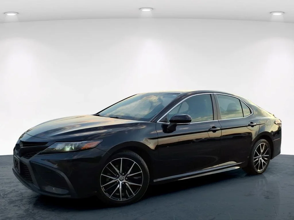 Used 2022 Black Toyota SE image 2