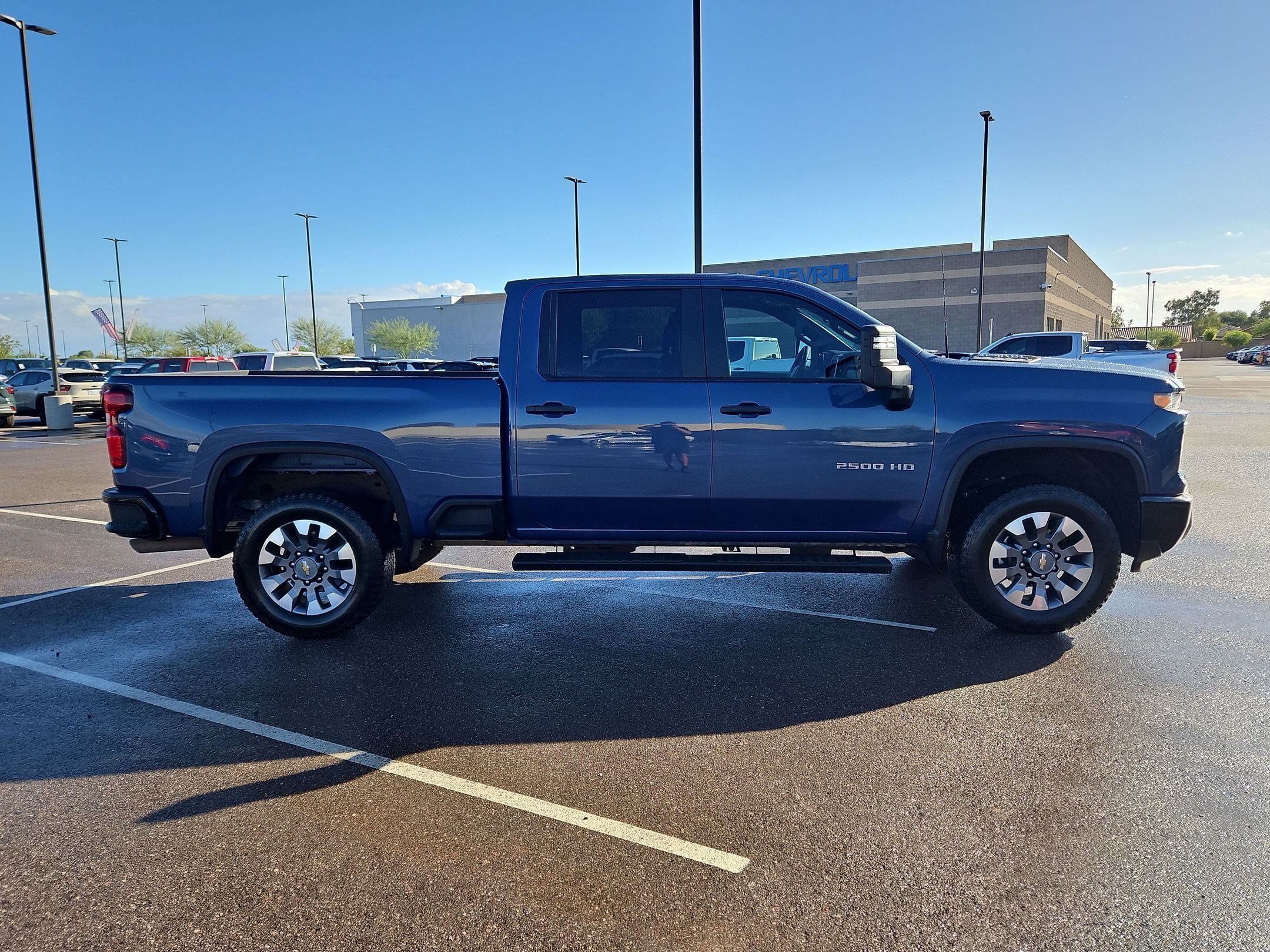Certified Used 2024 Lakeshore Blue Metallic Chevrolet Custom image 6