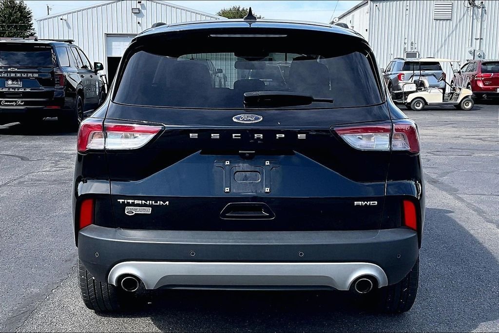 Used 2022 Black Ford Titanium image 8