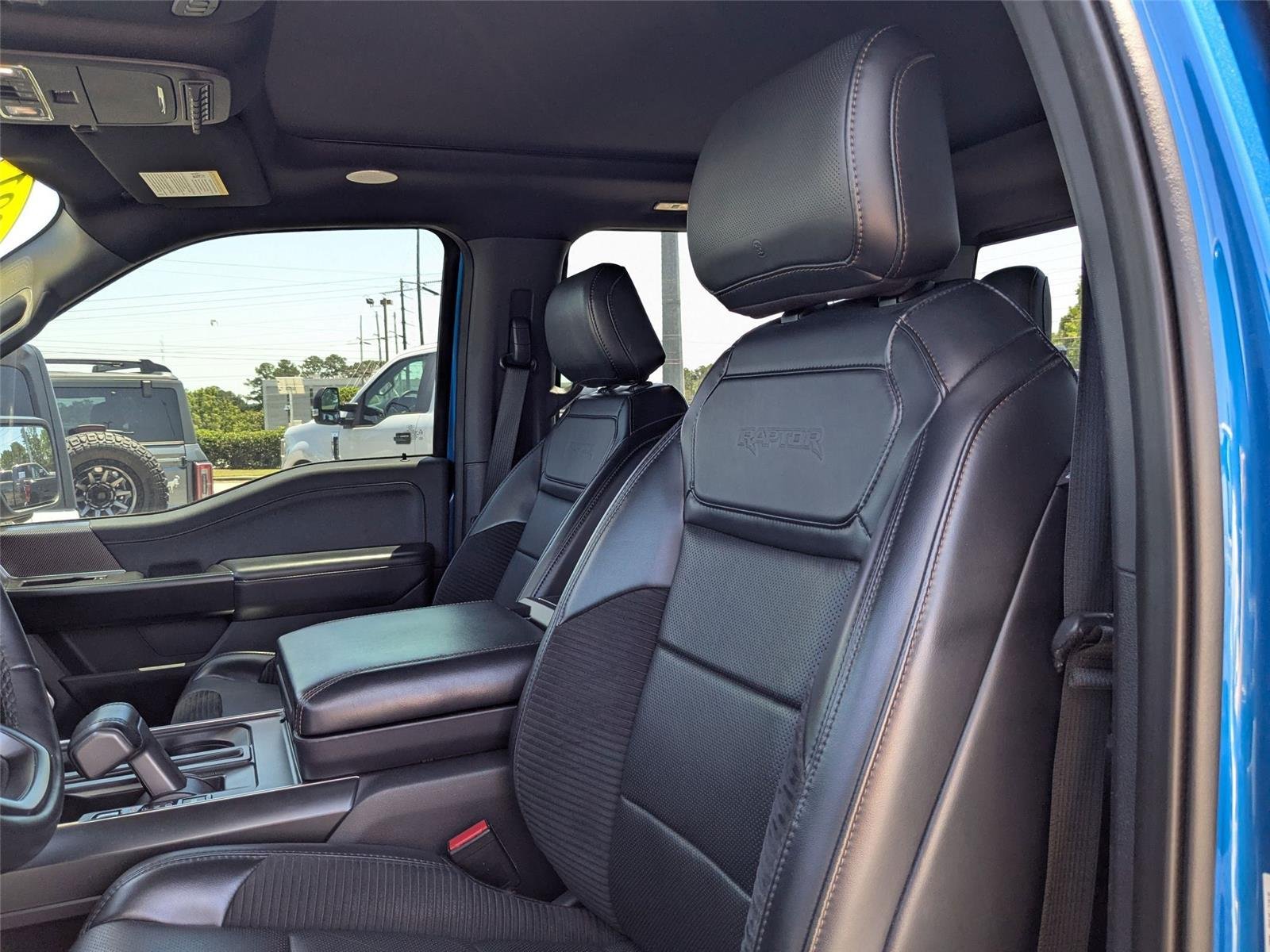 Used 2021 Velocity Blue Metallic Ford Raptor image 13