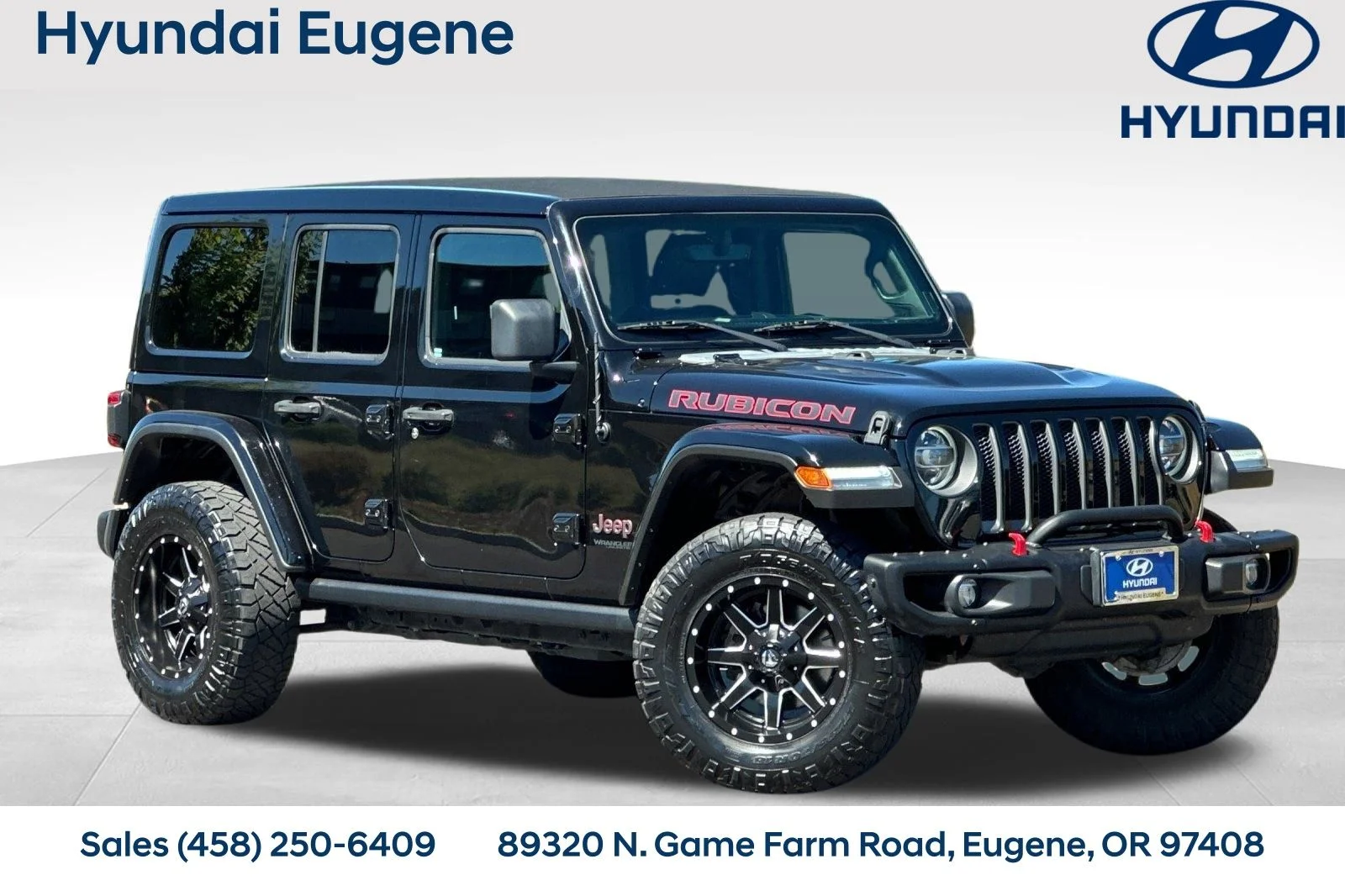 Used 2019 Black Jeep Unlimited Rubicon image 1