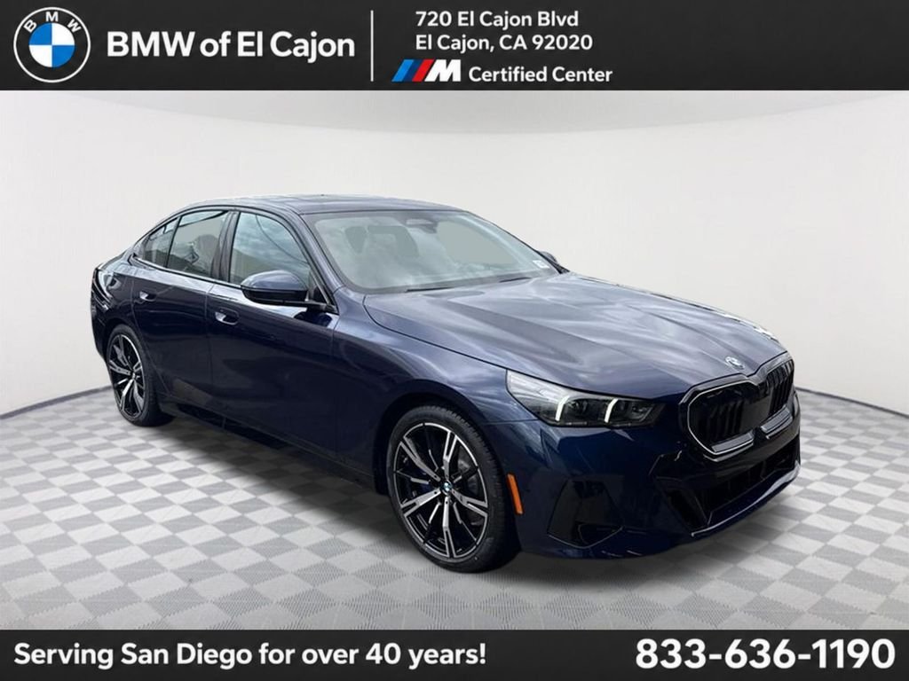 New 2026 Tanzanite Blue II Metallic BMW 530i image 1