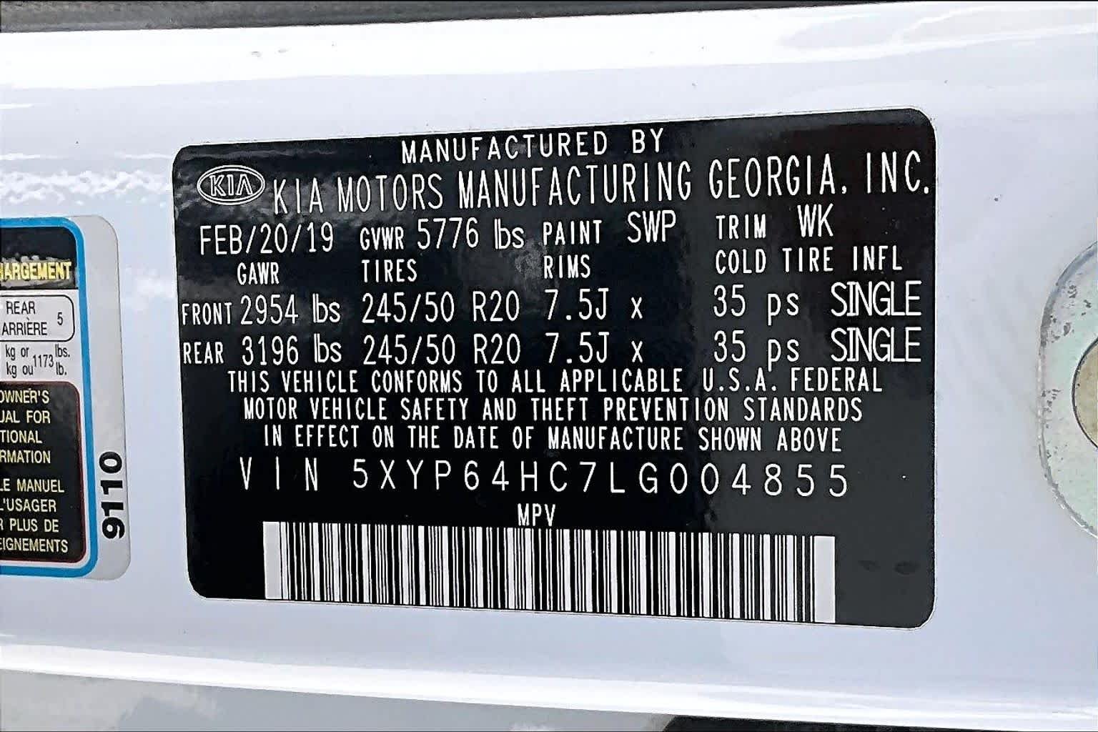 Used 2020 Snow White Pearl Kia S image 35