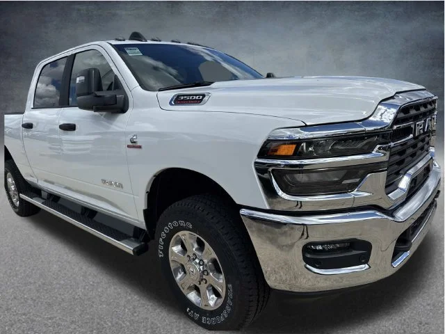 New 2027 Bright White Clear-Coat Exterior Paint RAM Big Horn image 3