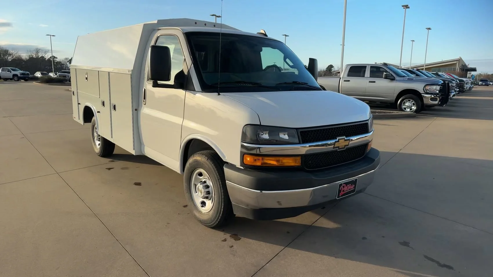 New 2025 Summit White Chevrolet Work Van image 3