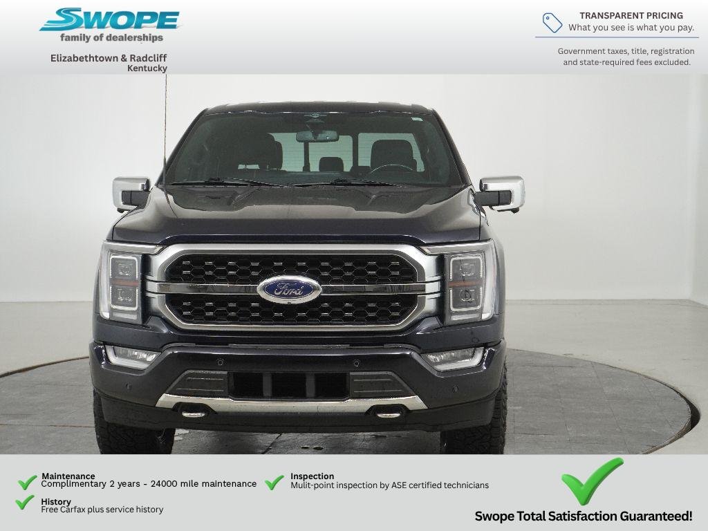 Used 2023 Antimatter Blue Metallic Ford Platinum image 8