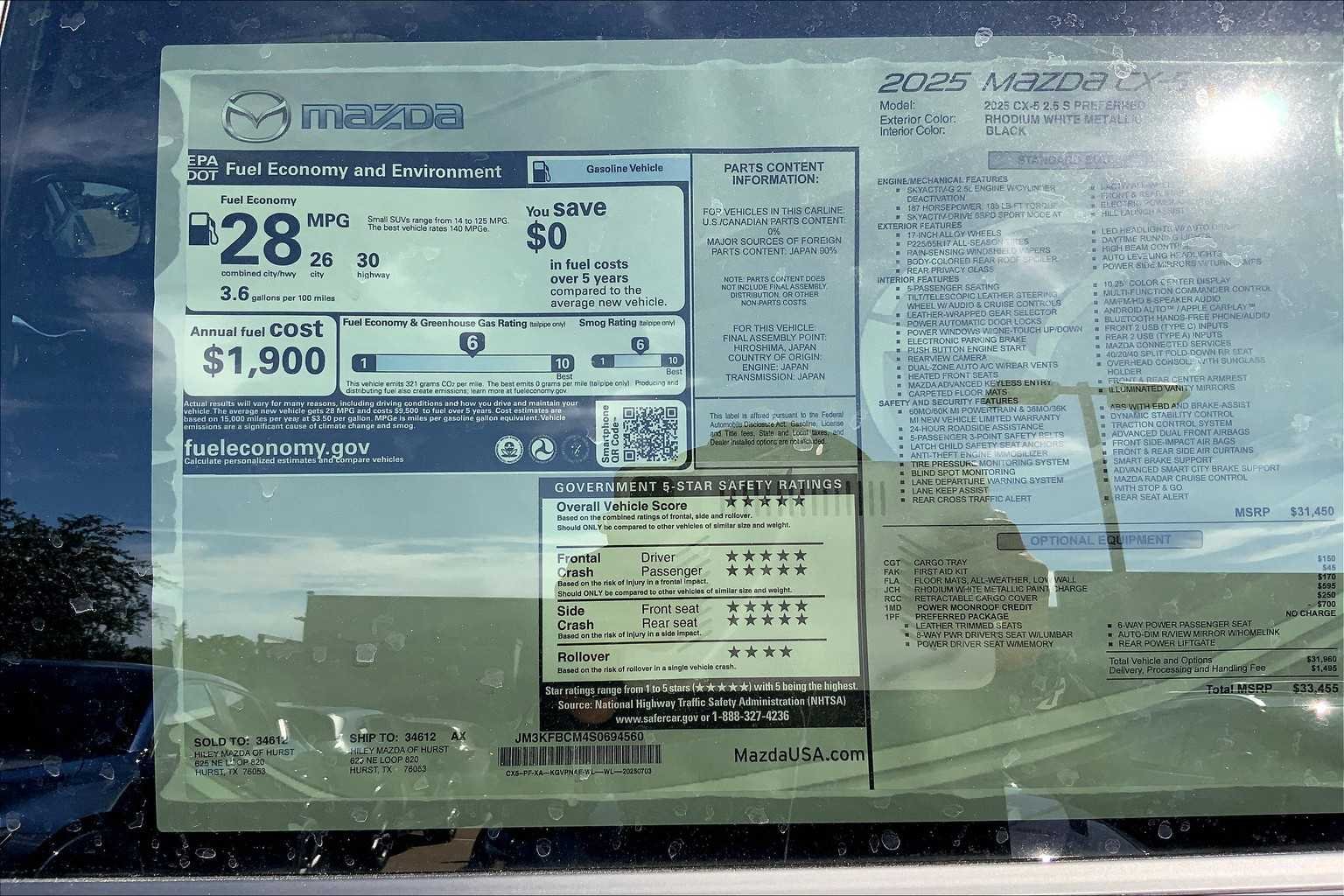 2025 Mazda CX-5 S Preferred package - Photo 20