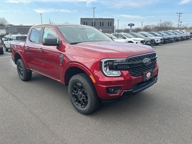 Red 2026 Ford Ranger XLT SuperCrew 4WD Pickup Truck Four-Wheel Drive