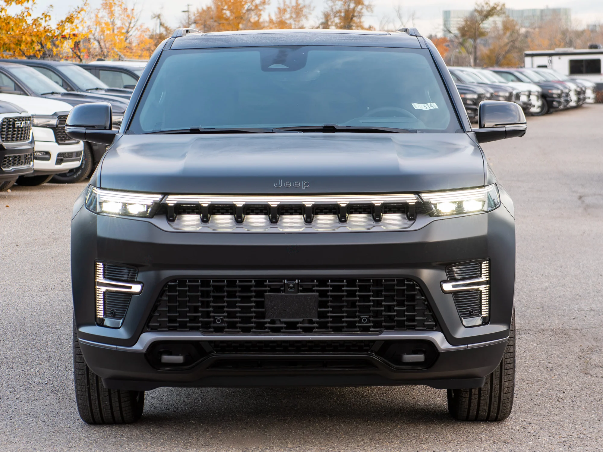 Used 2026 Black Jeep Limited Reserve* 4x4,STEALTH WRAP MATTE BLACK Nappa Leather, McIntosh Audio, Head-Up Display image 11