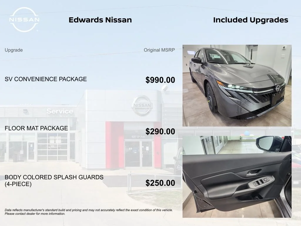 New 2026 Gun Metallic Nissan SV image 4