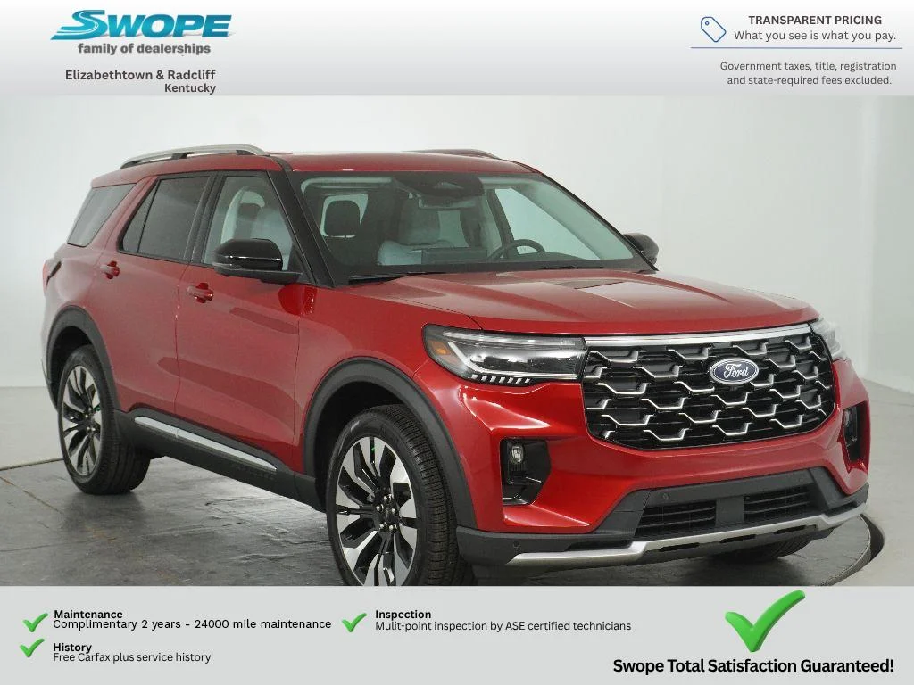 New 2026 Rapid Red Metallic Tinted Clearcoat Ford Platinum™ image 1