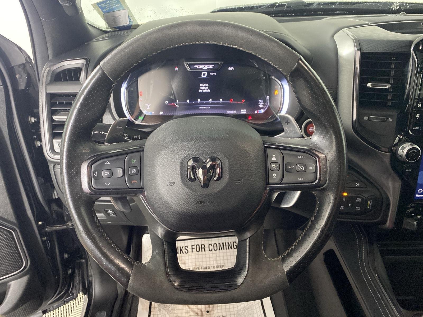 Used 2023 Diamond Black Crystal Pearlcoat Ram TRX image 20