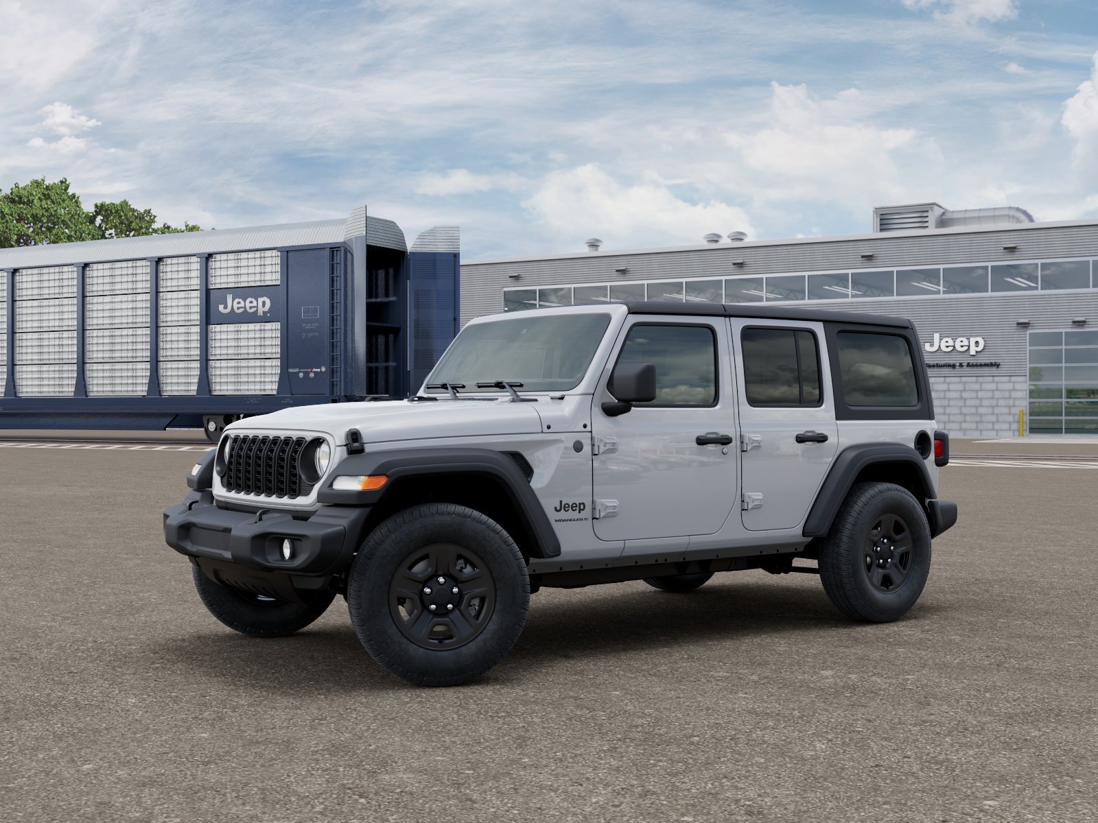 New 2026 Bright White Clear-Coat Exterior Paint Jeep Sport image 31