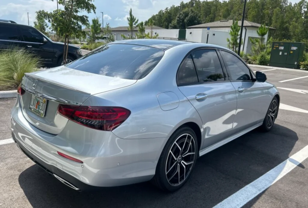 Used 2022 Silver Mercedes-Benz E 350 image 2