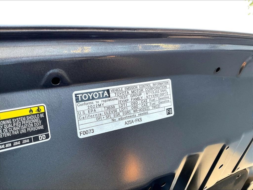 Used 2022 Gray Toyota XLE image 35
