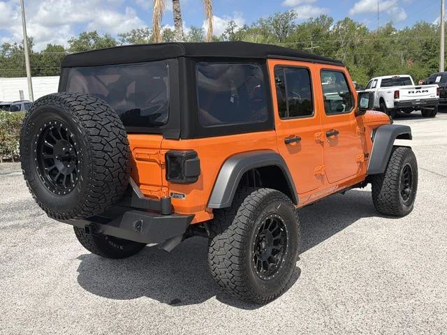 Used 2025 Orange Jeep Sport S image 4