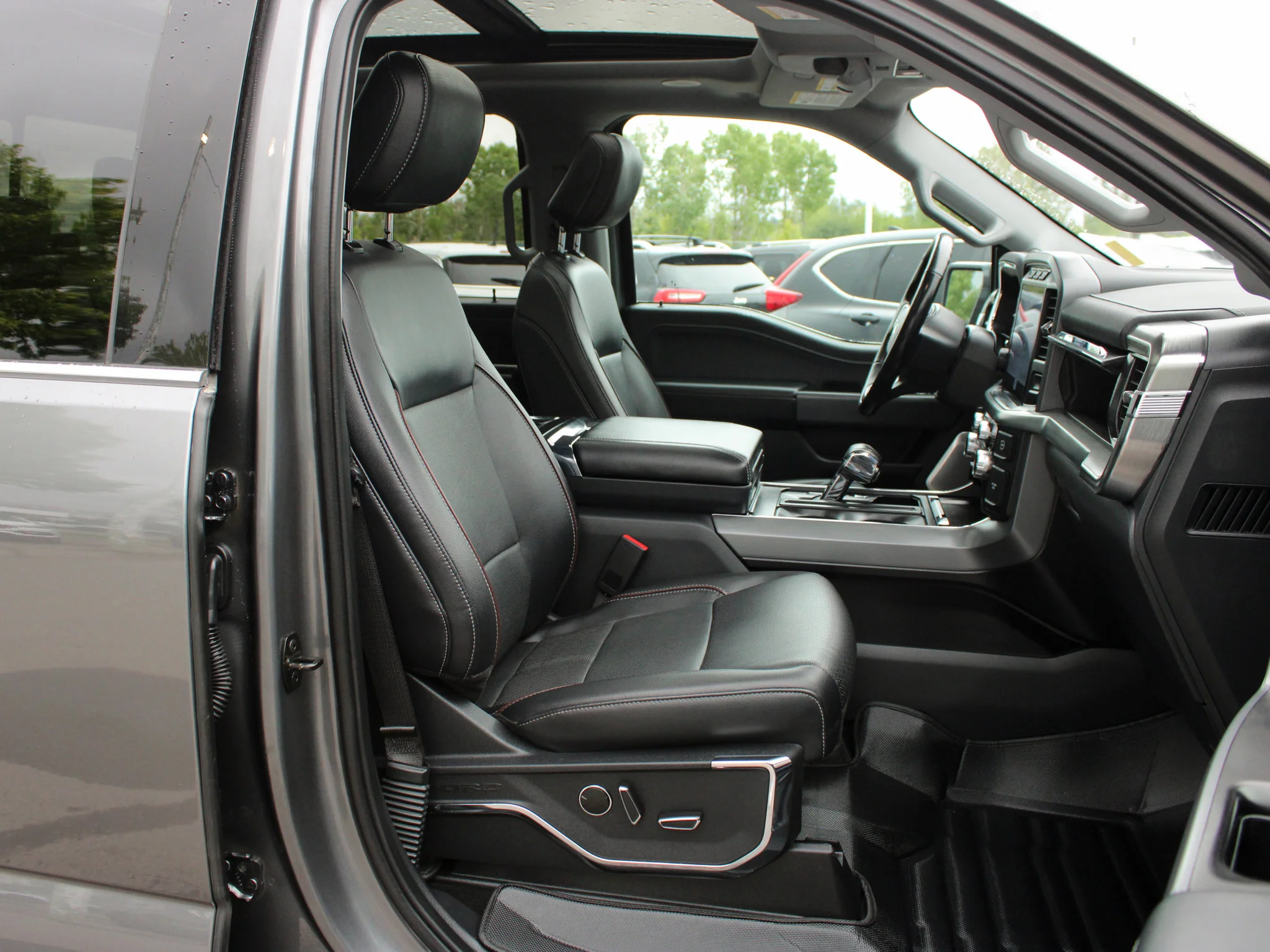 Used 2022 Grey Ford LARIAT * Hybrid V6 | 3M PPF | Remote Start | Adaptive Cruise | Tonneau Cover | Apple CarPlay image 22