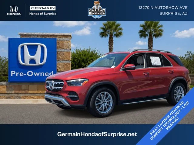 Used 2025 MANUFAKTUR Cardinal Red Metallic Mercedes-Benz GLE 450e image 1