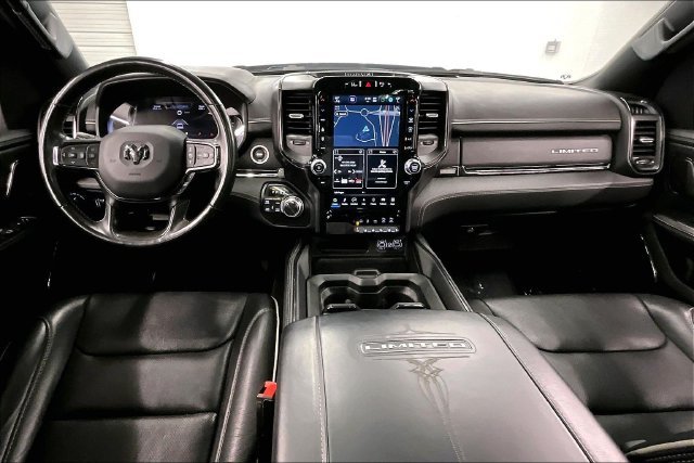 Used 2023 Diamond Black Crystal Pearlcoat Ram Limited image 19