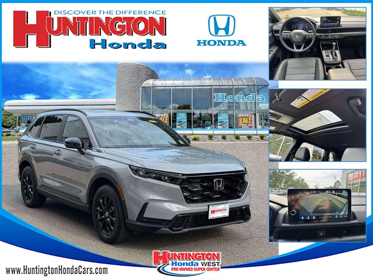 Certified Used 2026 Meteorite Gray Metallic Honda AWD Sport-L image 1