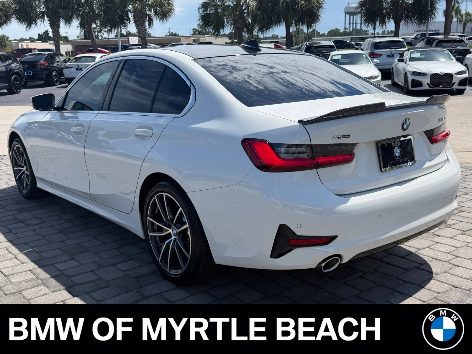 Used 2021 Alpine White BMW 330i xDrive image 11