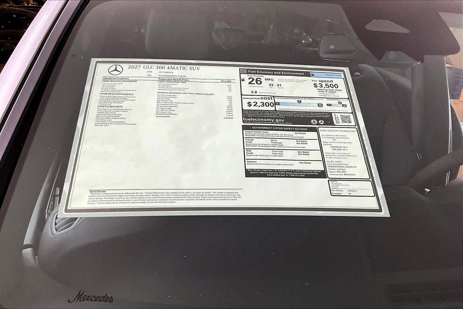 New 2027 Cirrus Silver Metallic Mercedes-Benz GLC 300 image 19