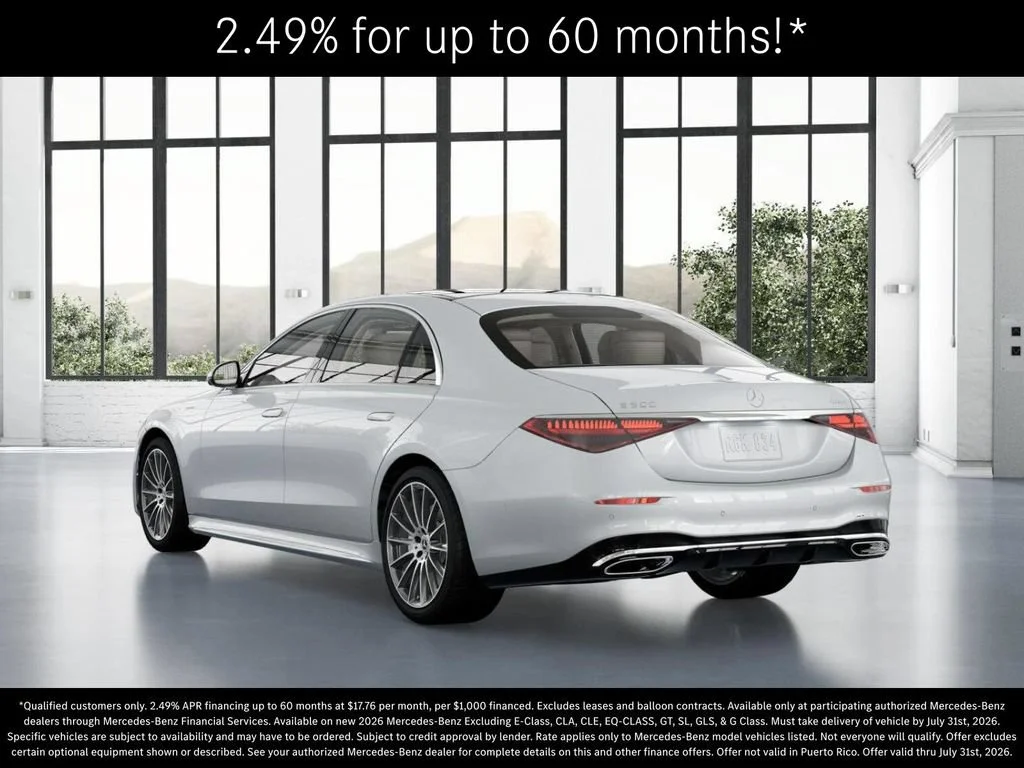 New 2026 MANUFAKTUR Moonlight White Metallic Mercedes-Benz S 500 image 70