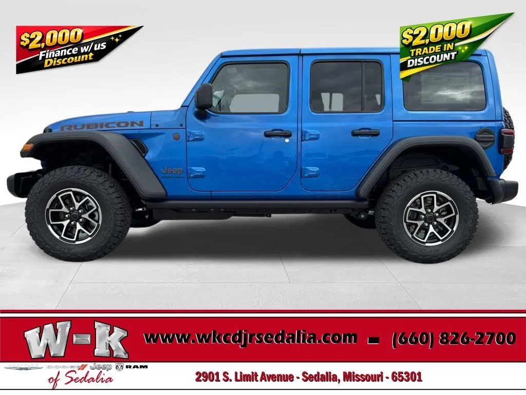 New 2026 Blue Jeep Rubicon image 7