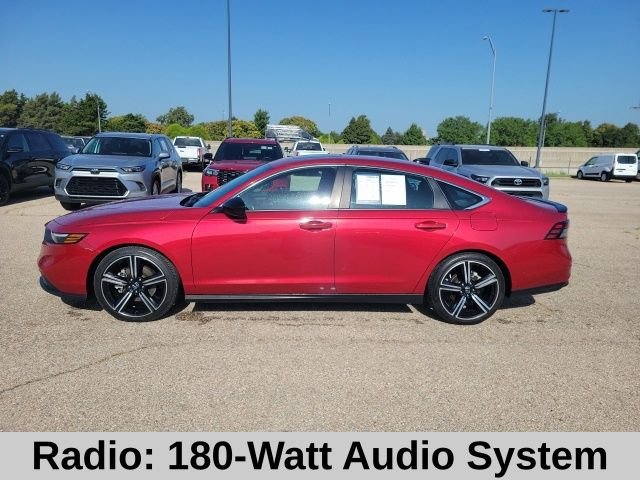 Used 2024 Radiant Red Metallic Honda Sport image 3