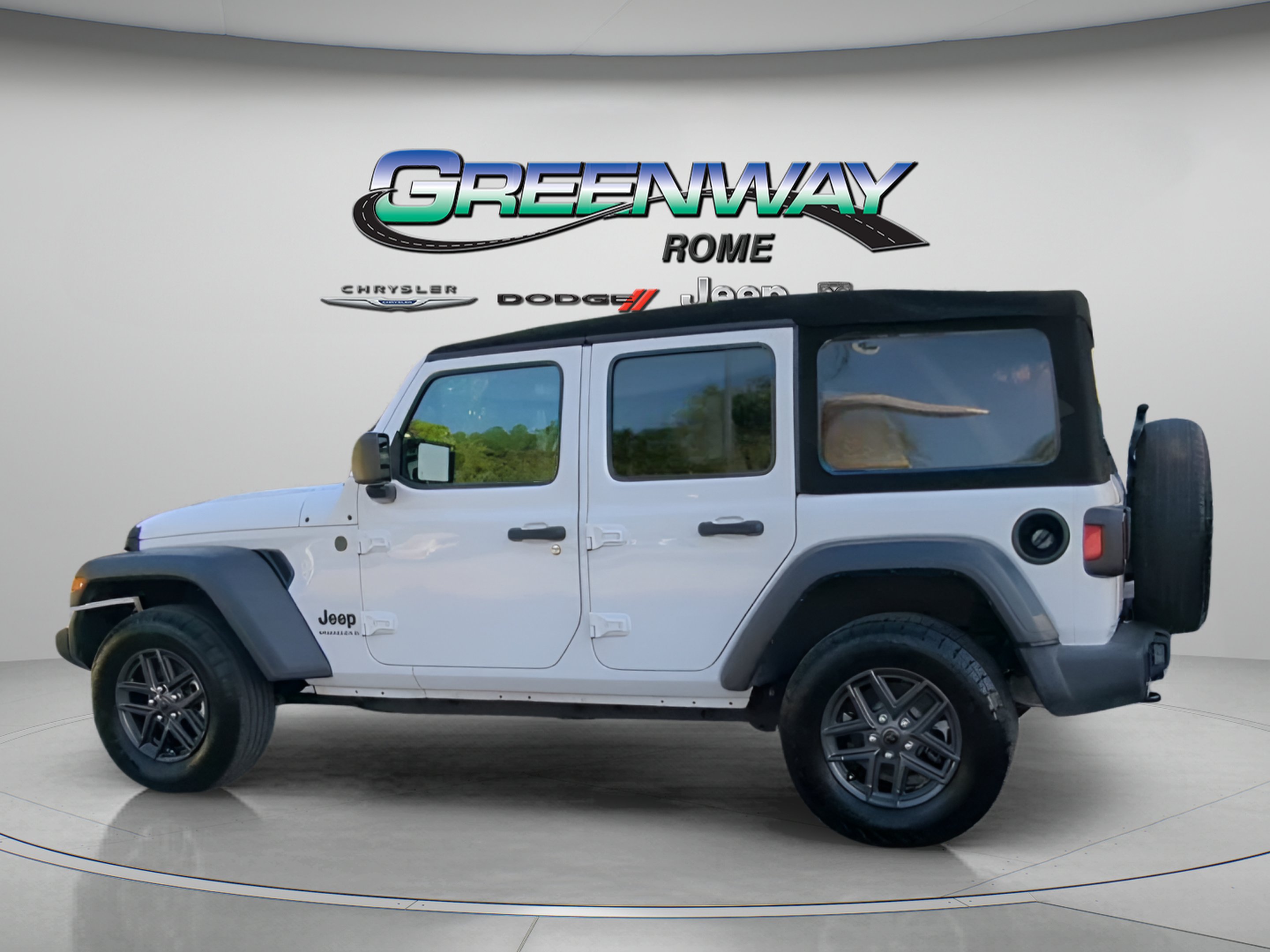 Used 2024 Bright White Clearcoat Jeep Sport S image 18
