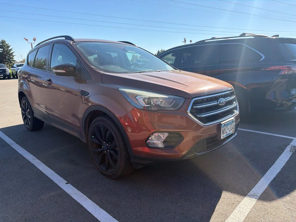 Used 2017 Red Ford Titanium image 2