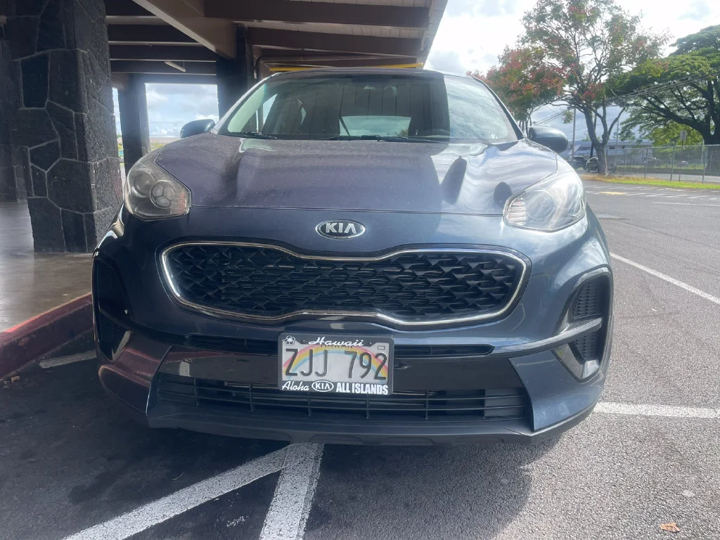 Used 2020 Blue Kia LX image 2