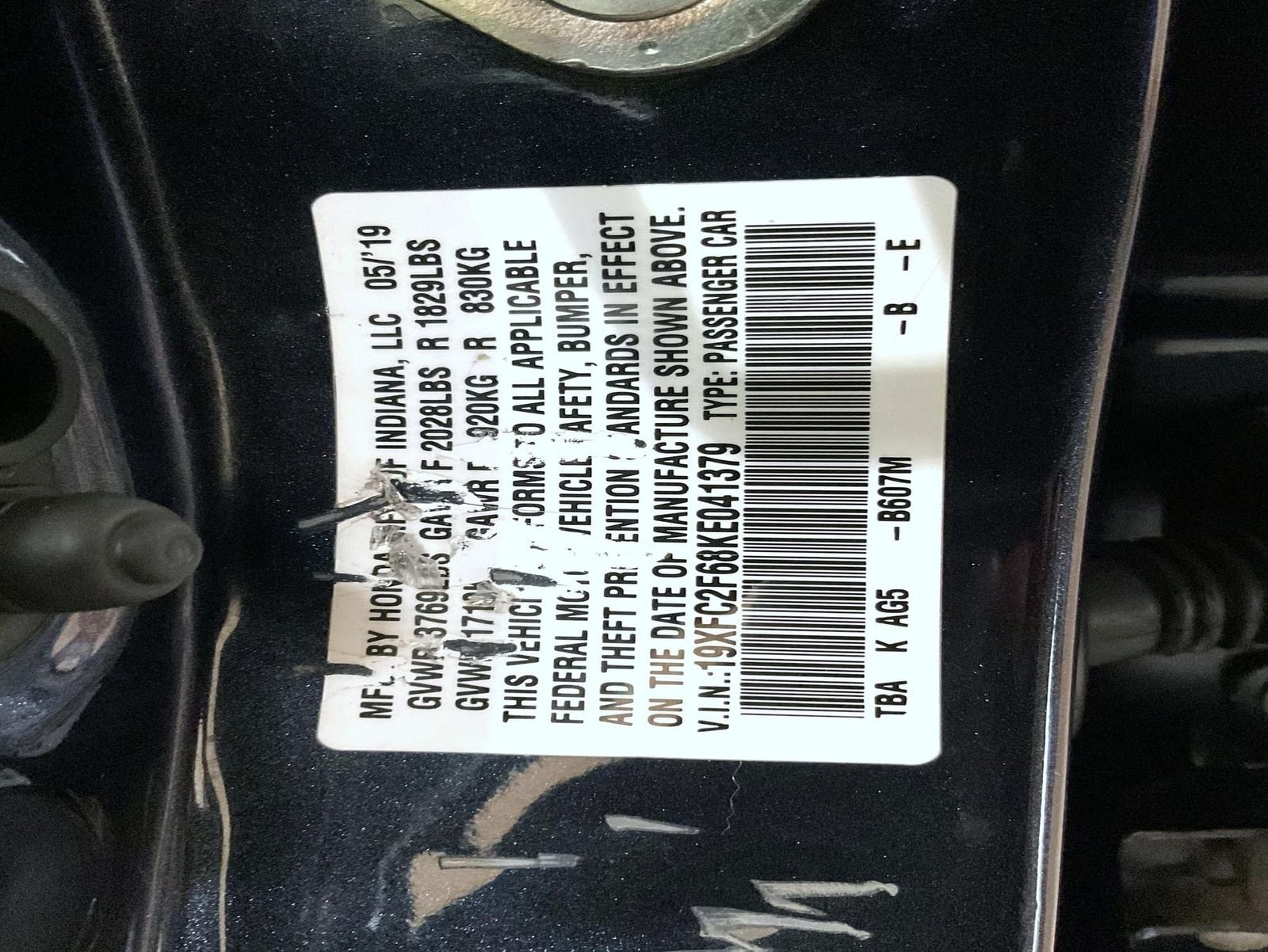 Used 2019 Blue Honda LX image 25