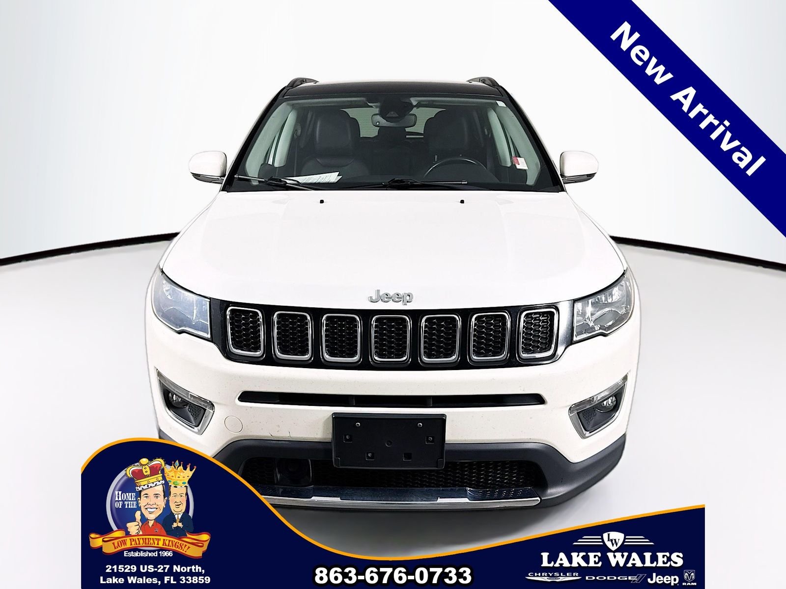Certified 2021 Jeep Compass Limited with VIN 3C4NJDCBXMT586724 for sale in Lake Wales, FL