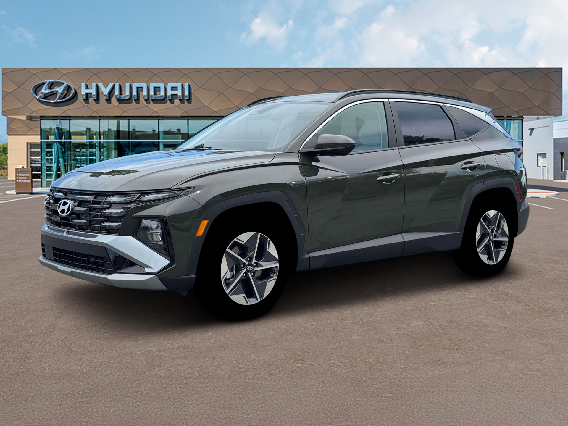 New 2026 Green Hyundai SEL AWD image 2